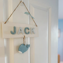 Personalised Whale Name Sign