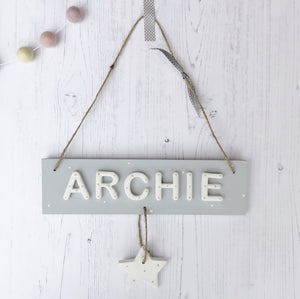 Personalised Star Name Sign