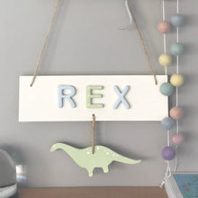 Personalised Dinosaur Name Sign - Florence and Grace Personalised Gifts