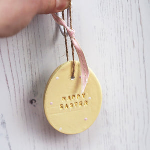 Happy Easter Egg Decoration - Florence and Grace Personalised Gifts