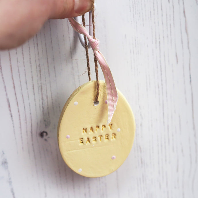 Happy Easter Egg Decoration - Florence and Grace Personalised Gifts