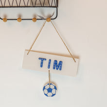 Personalised Football Name Sign