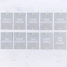 Baby Milestone Cards Stars - Florence and Grace Personalised Gifts