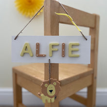 Personalised Lion Name Sign