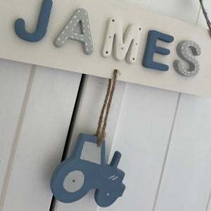 Personalised Tractor Name Sign