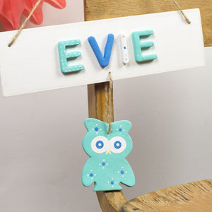 Personalised Owl Name Sign - Florence and Grace Personalised Gifts
